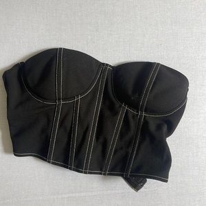 Black corset top